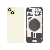 Vitre Arrière Jaune iPhone 15 (Avec MagSafe) (Sans Logo)