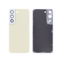 Vitre Arrière Crème Galaxy S22 (S901B) (Sans logo)