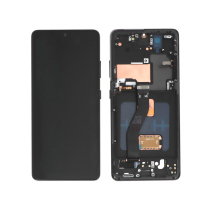 Ecran Complet Noir Galaxy S21 Ultra (Avec châssis) (ReLife)